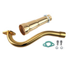 Exhaust Trumpet Header Pipe for Predator 196cc 212cc GX160 GX200 Engine for Manco Yerf Dog Go Kart Gold