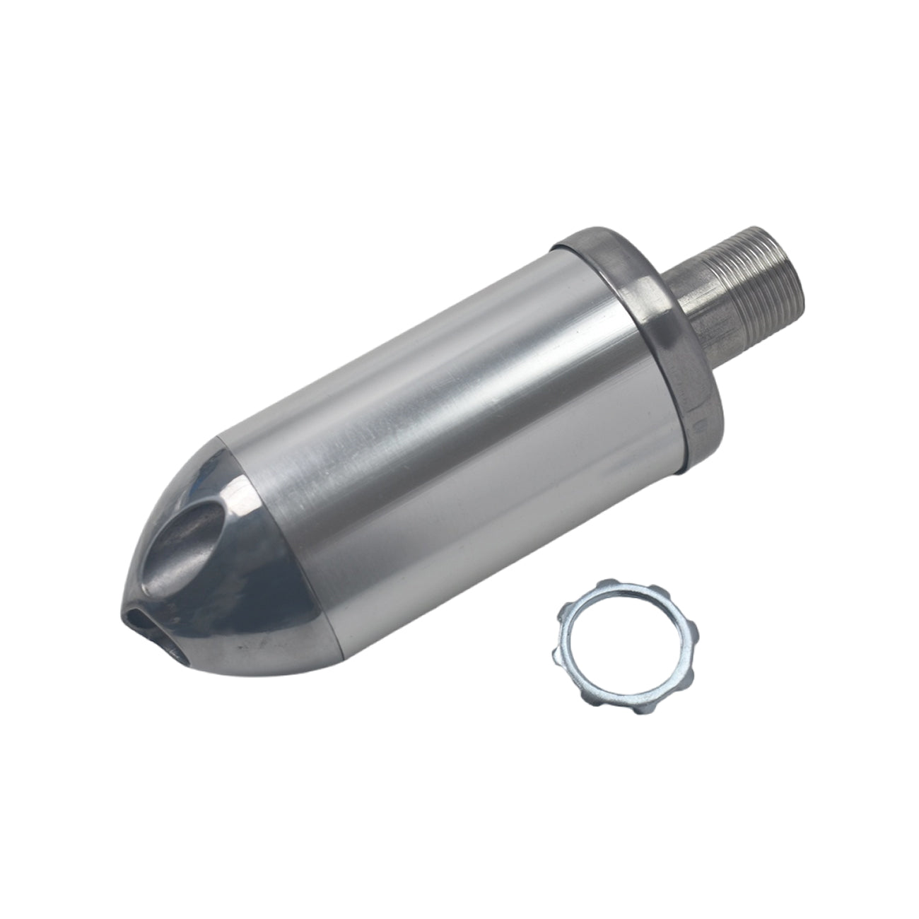 Upgrade Right Long Exhaust Pipe With Muffler For Coleman CT100U Mini Bike Silver