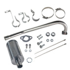 Exhaust Pipe with Muffler Fit for Predator 212cc 196cc  Honda GX200/GX160 Coleman CT200U-EX for Baja MB165, MB200