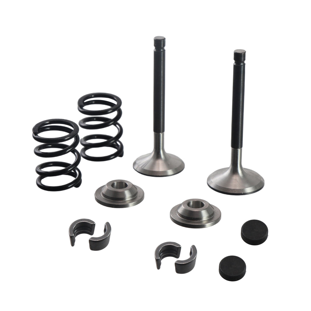 1.3 Ratio Rocker Arms w/Stainless Steel Valves Bronze Guides kit fit for Predator 212cc New Non-Hemi Engine