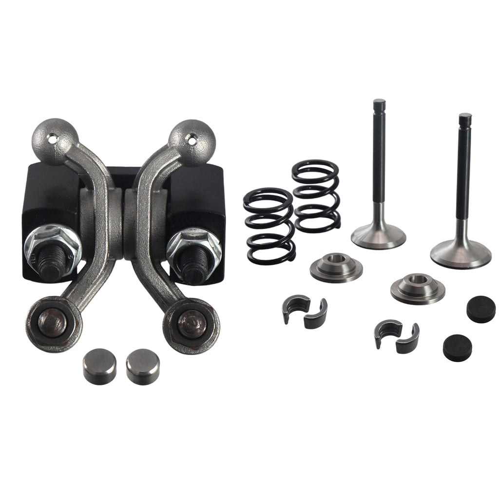 1.3 Ratio Rocker Arms w/Stainless Steel Valves 26lb Springs fit for Predator 212cc New Non-Hemi Engine