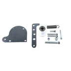 Flexible Exhaust Muffler Pipe Silencer Chain Tensioner Adjuster with Offset Intake Manifold Kit For 49cc 60cc 66cc 80cc 100cc 2 Stroke Engine Motorized Bicycle Bike Gas Motor Parts - Silver