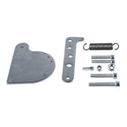Flexible Exhaust Muffler Pipe Silencer Chain Tensioner Adjuster with Offset Intake Manifold Kit For 49cc 60cc 66cc 80cc 100cc 2 Stroke Engine Motorized Bicycle Bike Gas Motor Parts - Silver