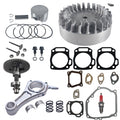 .308 Camshaft With 3.308" Billet Aluminum Connecting Rod And 10krpm Flywheel With 26lb Valve Spring And 70mm Flat Top Piston Kit For Predator 212cc Non-Hemi Engine Minibike Go Kart Performance Parts