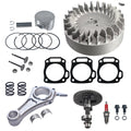 .308 Camshaft With 3.308" Billet Aluminum Connecting Rod And 10krpm Flywheel With 26lb Valve Spring And 70mm Flat Top Piston Kit For Predator 212cc Hemi Engine Minibike Go Kart Performance Parts