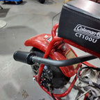 Upgrade Right Long Exhaust Pipe With Muffler For Coleman CT100U CC100X 98cc For FRP GMB100 Mini Bike For Predator 79cc 3hp Engine Mini Bike Black