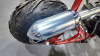 Upgrade Right Long Exhaust Pipe With Muffler For Coleman CT100U Mini Bike Silver
