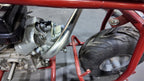 Upgrade Right Long Exhaust Pipe With Muffler For Coleman CT100U Mini Bike Silver