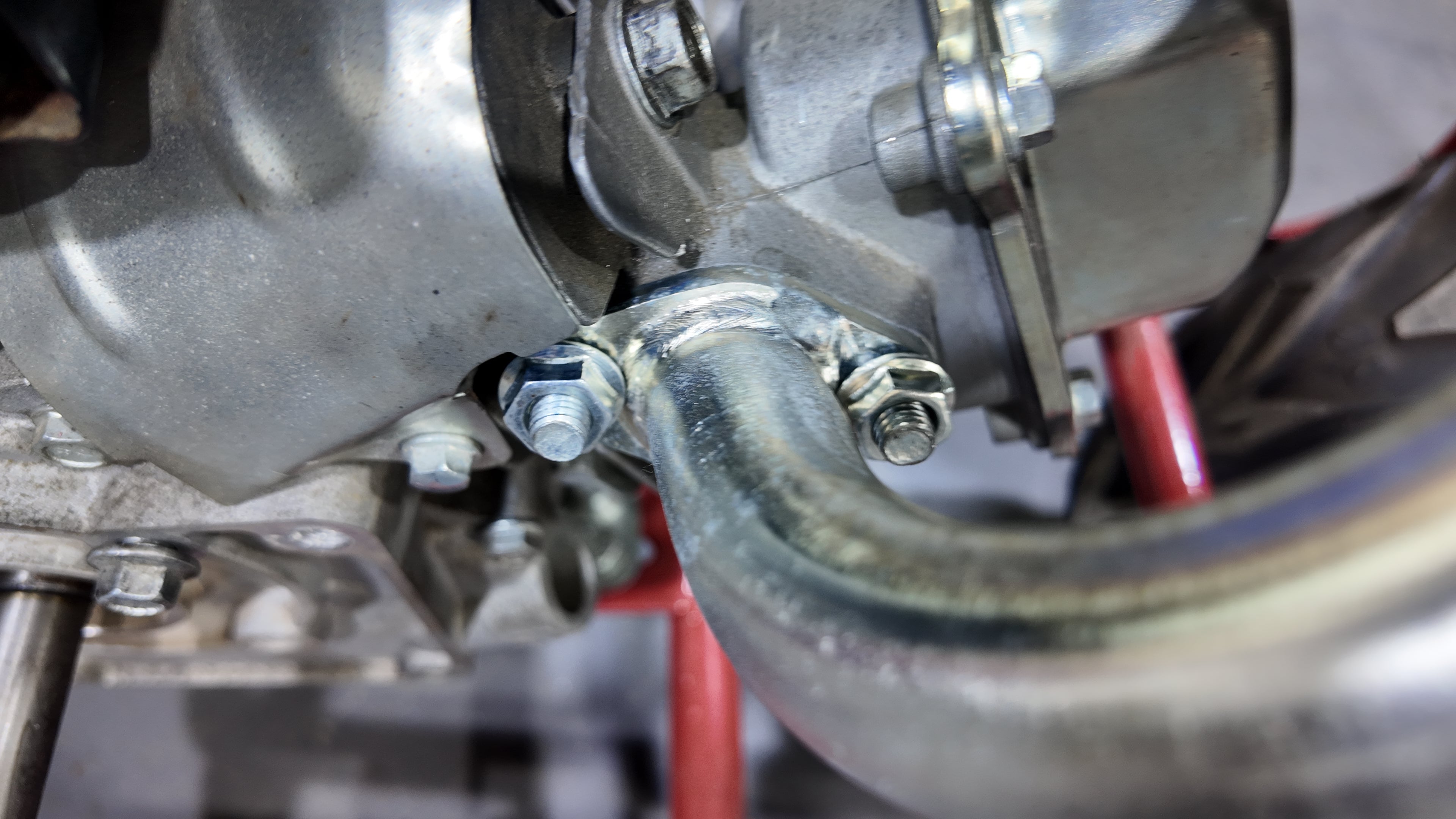 Upgrade Right Long Exhaust Pipe With Muffler For Coleman CT100U Mini Bike Silver