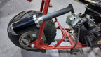 Upgrade Right Long Exhaust Pipe With Muffler For Coleman CT100U Mini Bike Black