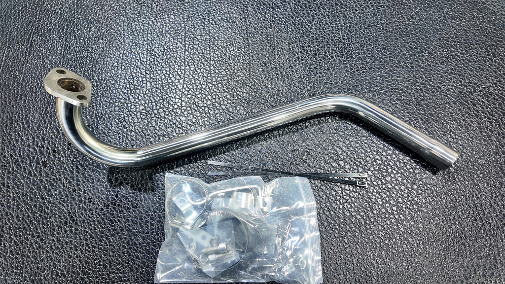 Exhaust Pipe with Muffler Fit for Predator 212cc 196cc  Honda GX200/GX160 Coleman CT200U-EX for Baja MB165, MB200