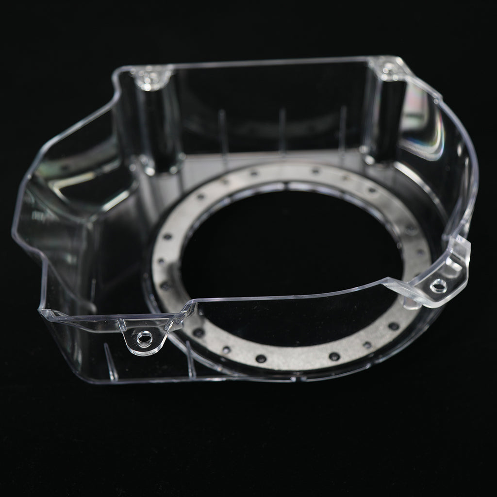 Clear Polycarbonate Recoil Fan Cover Shroud fit for Predator 212cc Hemi/Non-Hemi for Honda GX160/GX200 for Hisun 196cc Engines for Coleman B200R CT200U BT200X KT196 Go Kart Mini Bike
