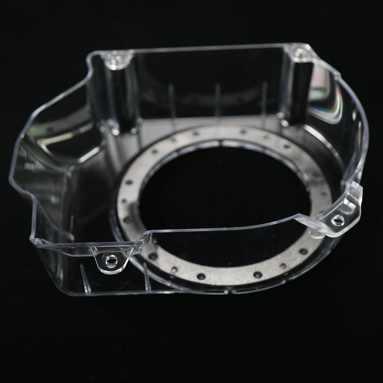 Clear Polycarbonate Recoil Fan Cover Shroud fit for Predator 212cc Hemi/Non-Hemi for Honda GX160/GX200 for Hisun 196cc Engines for Coleman B200R CT200U BT200X KT196 Go Kart Mini Bike
