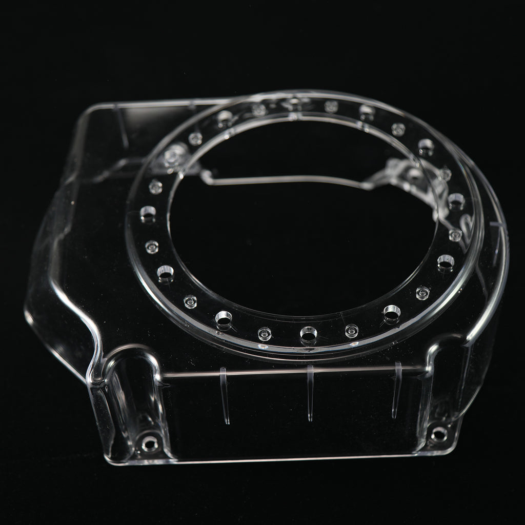 Clear Polycarbonate Recoil Fan Cover Shroud fit for Predator 212cc Hemi/Non-Hemi for Honda GX160/GX200 for Hisun 196cc Engines for Coleman B200R CT200U BT200X KT196 Go Kart Mini Bike