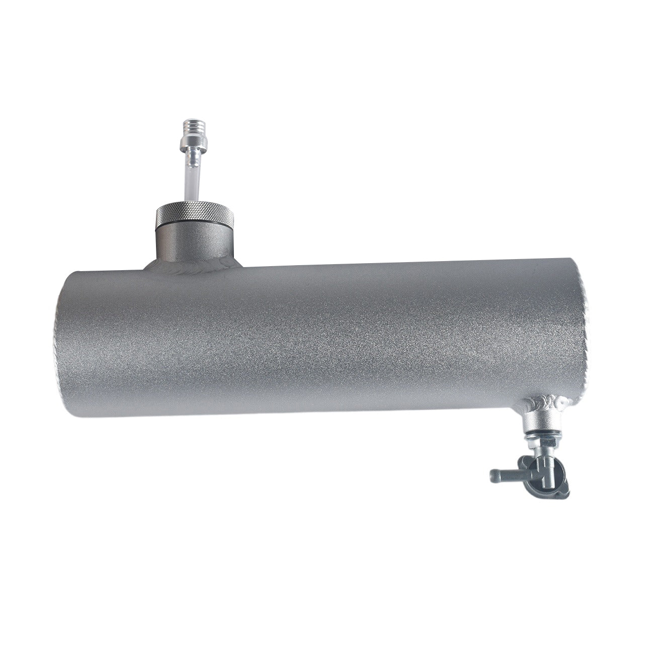 Gas Tank Aluminum Cylinder 10" For Coleman Powersports CT200U BT200X CT200u-ex,For Predator 212cc 196cc/6.5HP Go Kart and Gas Mini Bike