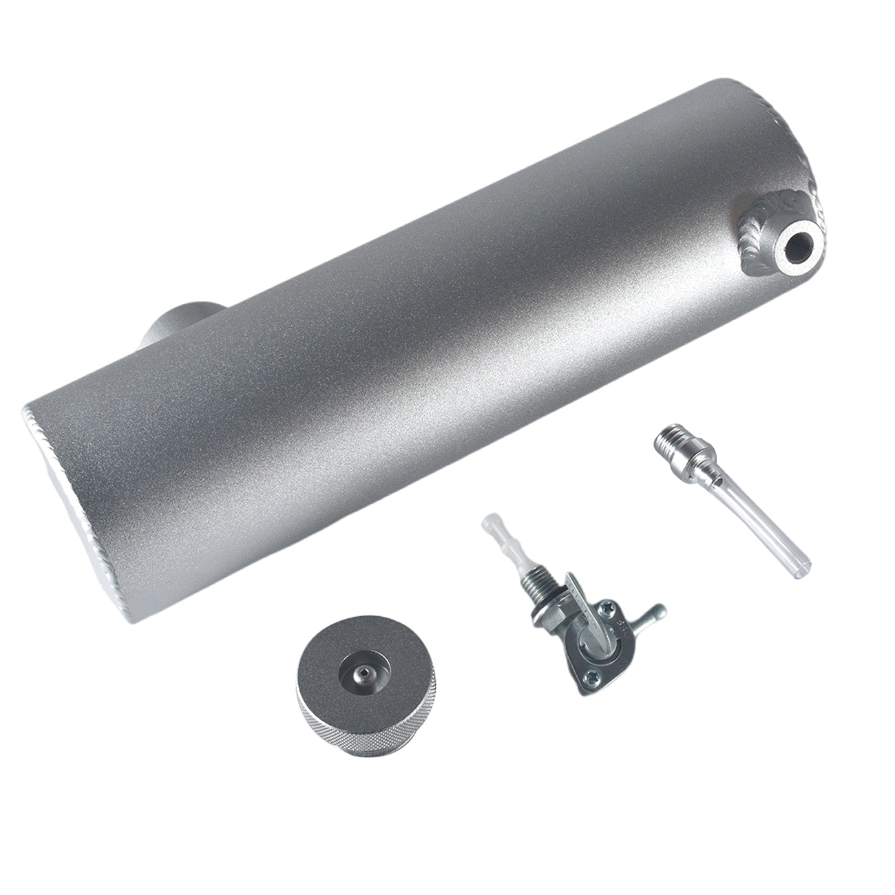 Gas Tank Aluminum Cylinder 10" For Coleman Powersports CT200U BT200X CT200u-ex,For Predator 212cc 196cc/6.5HP Go Kart and Gas Mini Bike