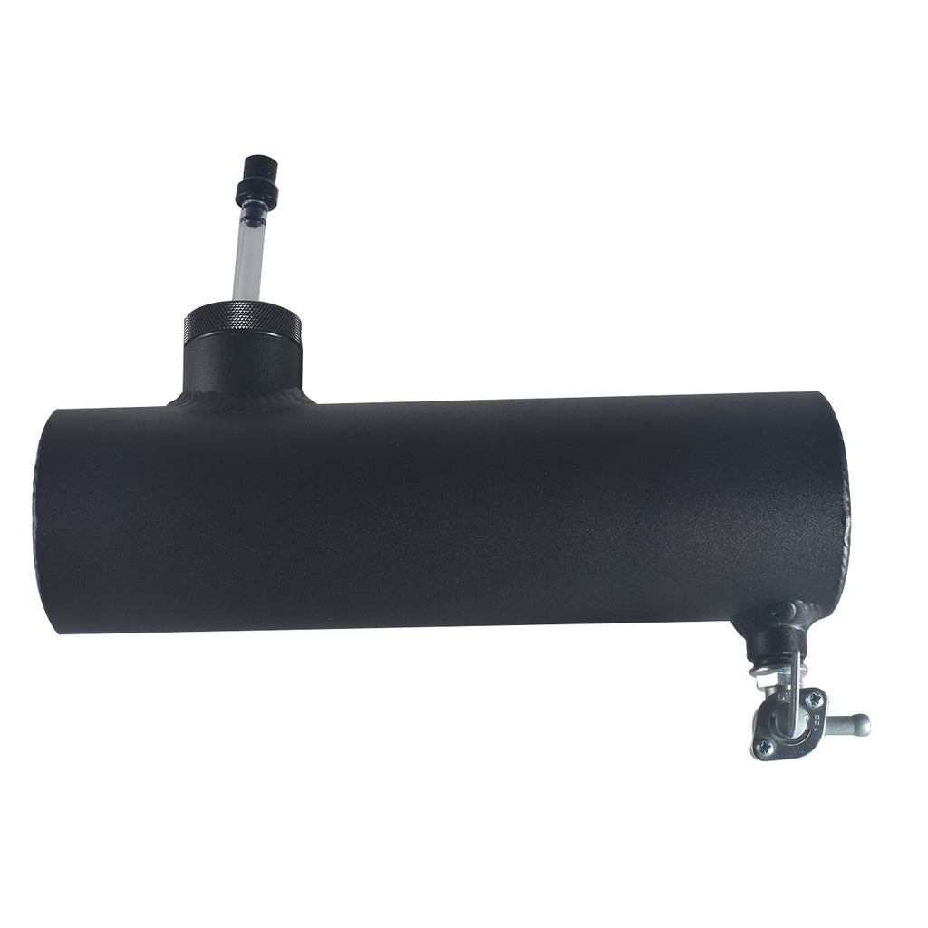 Gas Tank Aluminum Cylinder 10" For Coleman Powersports CT200U BT200X CT200u-ex,For Predator 212cc 196cc/6.5HP Go Kart and Gas Mini Bike