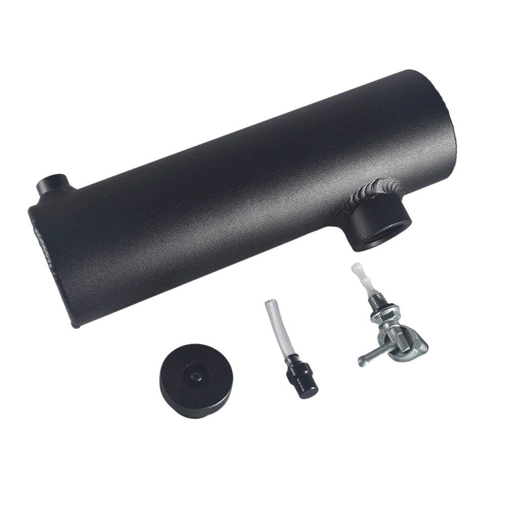 Gas Tank Aluminum Cylinder 10" For Coleman Powersports CT200U BT200X CT200u-ex,For Predator 212cc 196cc/6.5HP Go Kart and Gas Mini Bike