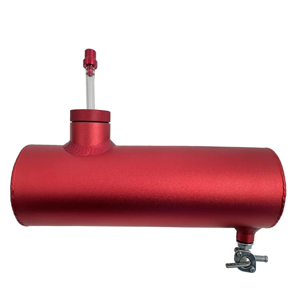 Gas Tank Aluminum Cylinder 10" For Coleman Powersports CT200U BT200X CT200u-ex,For Predator 212cc 196cc/6.5HP Go Kart and Gas Mini Bike