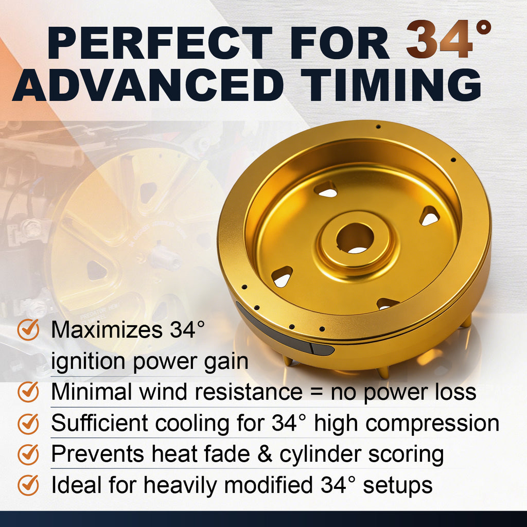 Slipstream Billet Flywheel,3.3 lbs For Predator Hemi Engines ONLY!