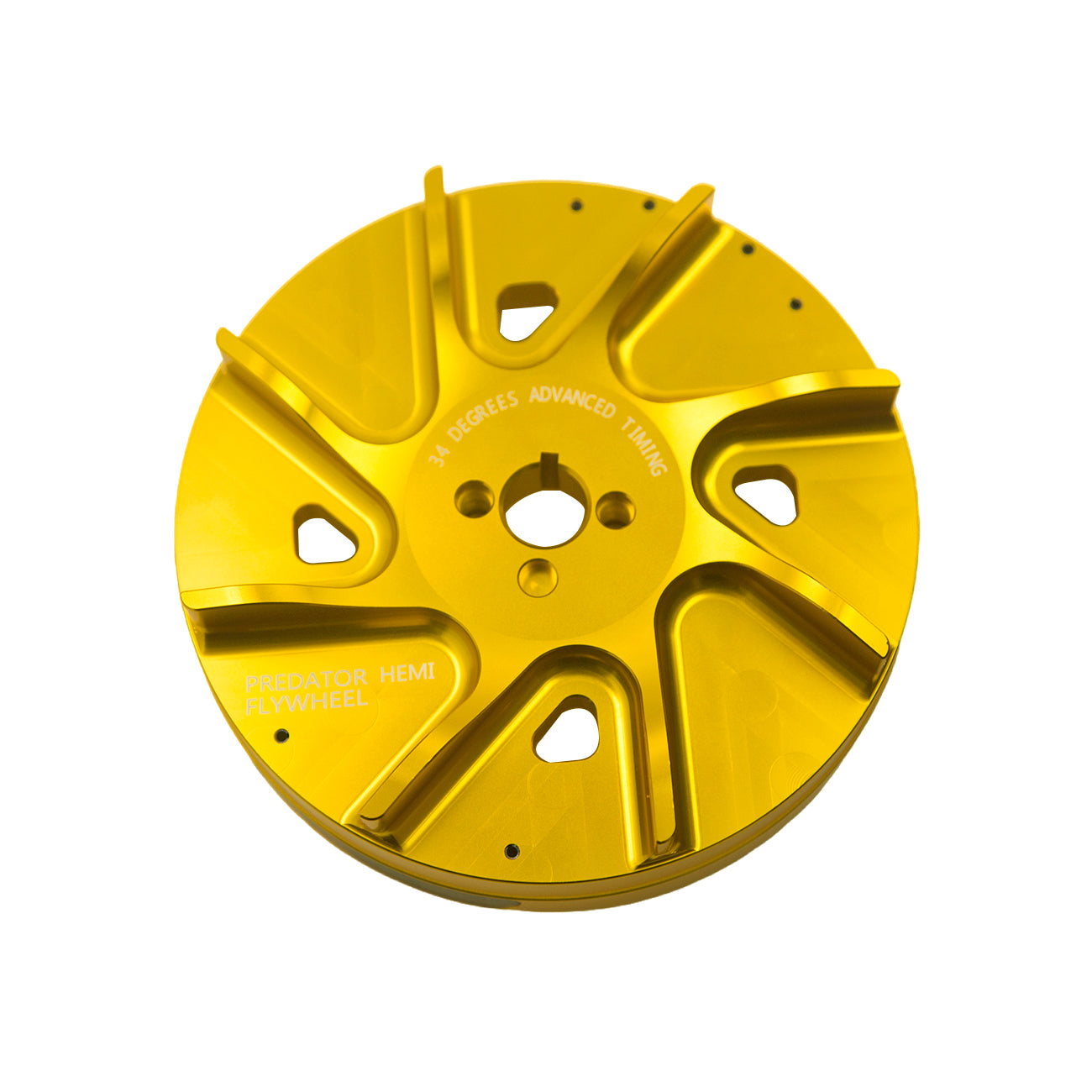 Slipstream Billet Flywheel,3.3 lbs,For Predator 212cc Hemi,For Predator Hemi Engines ONLY!,Advance timing of approximately 34 Degrees