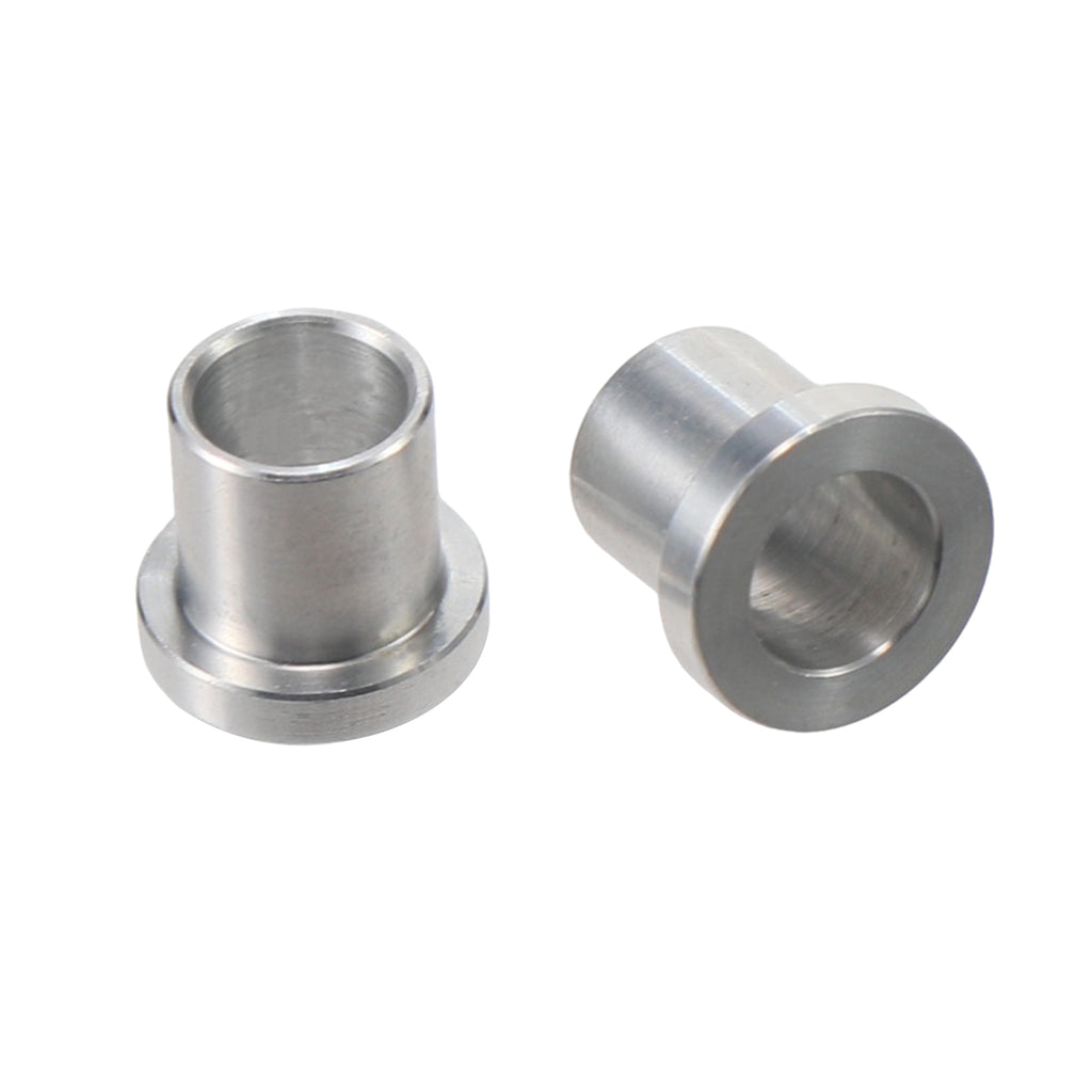 12mm to 15mm Adapter Sleeve Bearing Reducer Bushing for Mini Bike Axle - Galvanized Iron 2PCS