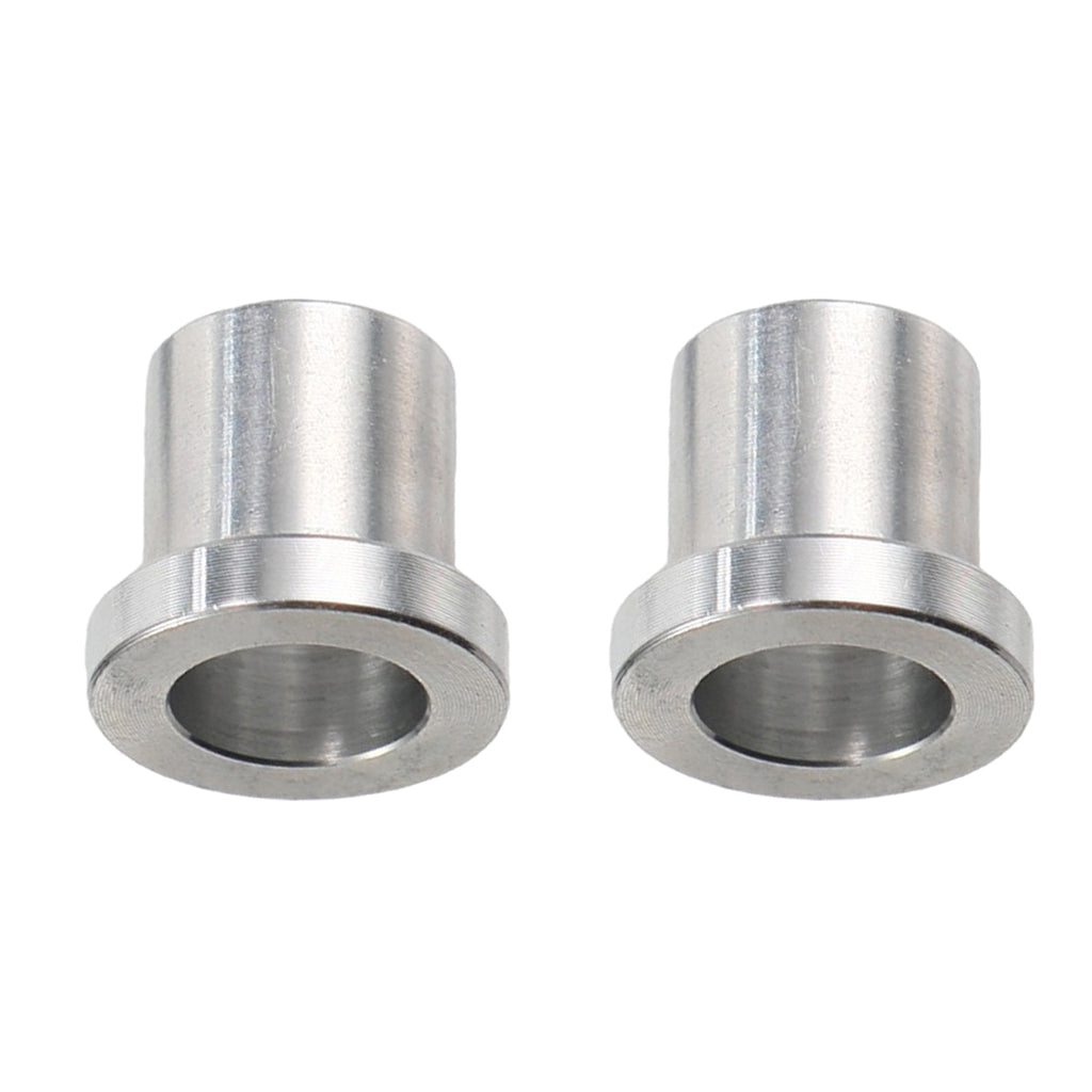 12mm to 15mm Adapter Sleeve Bearing Reducer Bushing for Mini Bike Axle - Galvanized Iron 2PCS