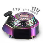 Premium Pull Start Recoil Starter Assembly Kit w/Fan Cover Shroud Perfect Fit for Predator 212 Coleman BT200X/CT200U 212cc Mini Bikes & Honda GX120/GX160/GX200 Engines Colorful