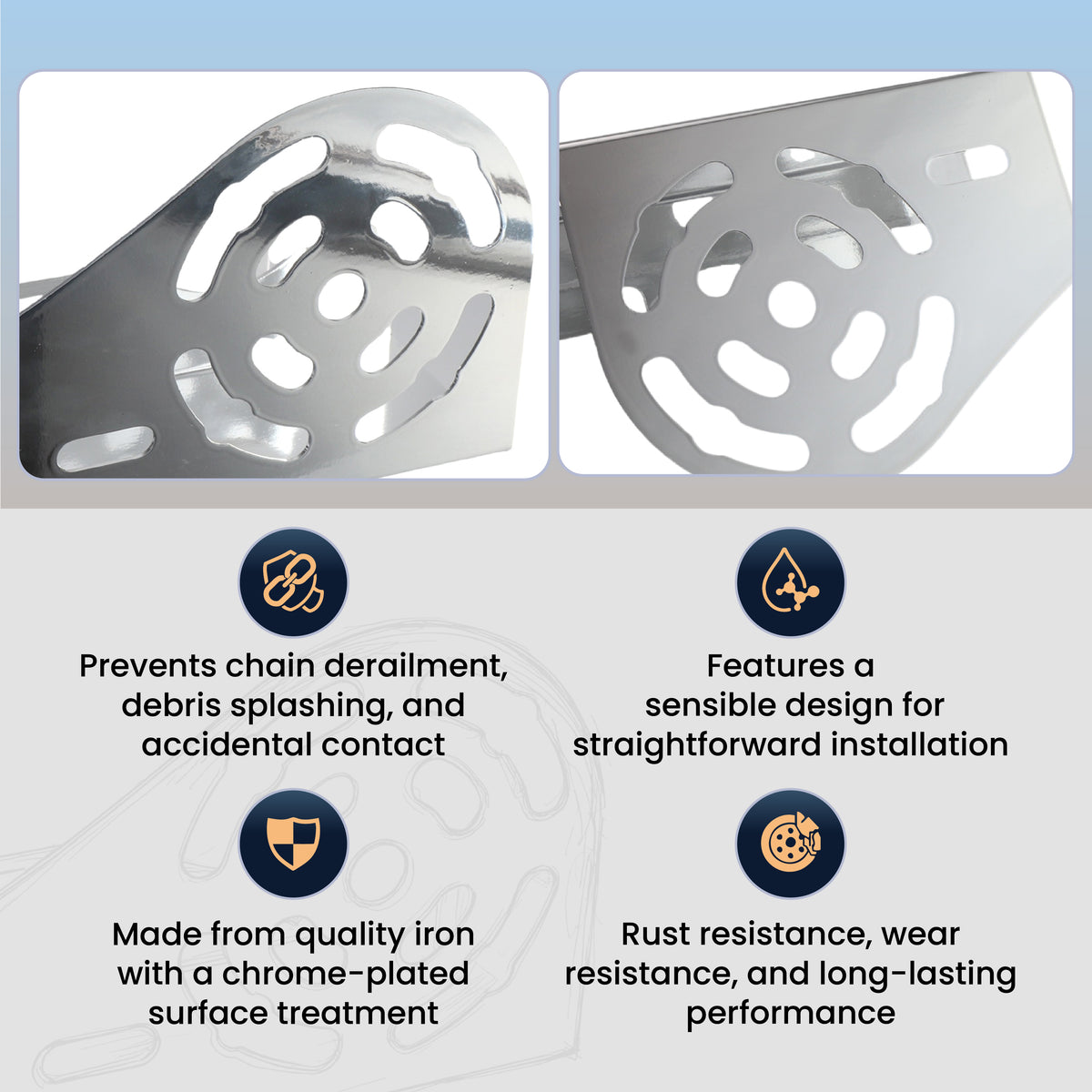 Mini Bike Chain Guard Clutch Cover for Coleman CT200U CT200U-EX CT100 BT200X