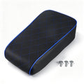 Blue Diamond-Stitch Mini Bike Seat for Coleman CT100U