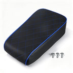 Blue Diamond-Stitch Mini Bike Seat for Coleman CT100U
