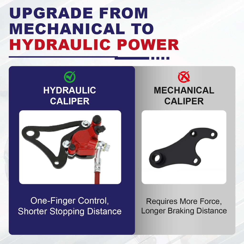Hydraulic Brake Caliper Bracket fit for Coleman RB100 RT100 for Monster Moto MM-B80 MM-B105 GMB100 Mini Bikes
