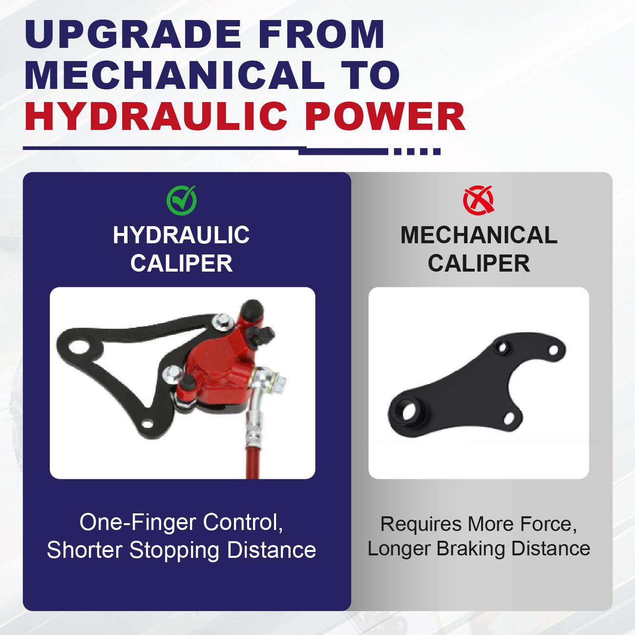 Hydraulic Brake Caliper Bracket fit for Coleman RB100 RT100 for Monster Moto MM-B80 MM-B105 GMB100 Mini Bikes