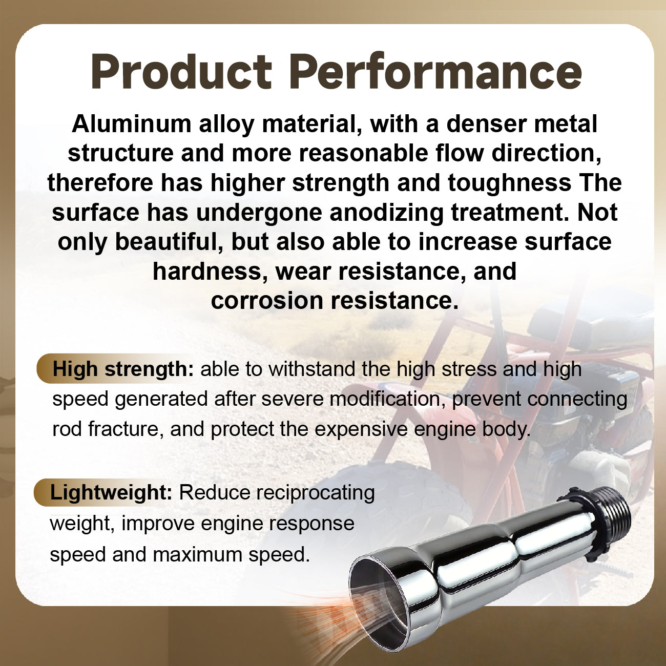 3 Stage Exhaust tip 3/4 NPT Gunmetal