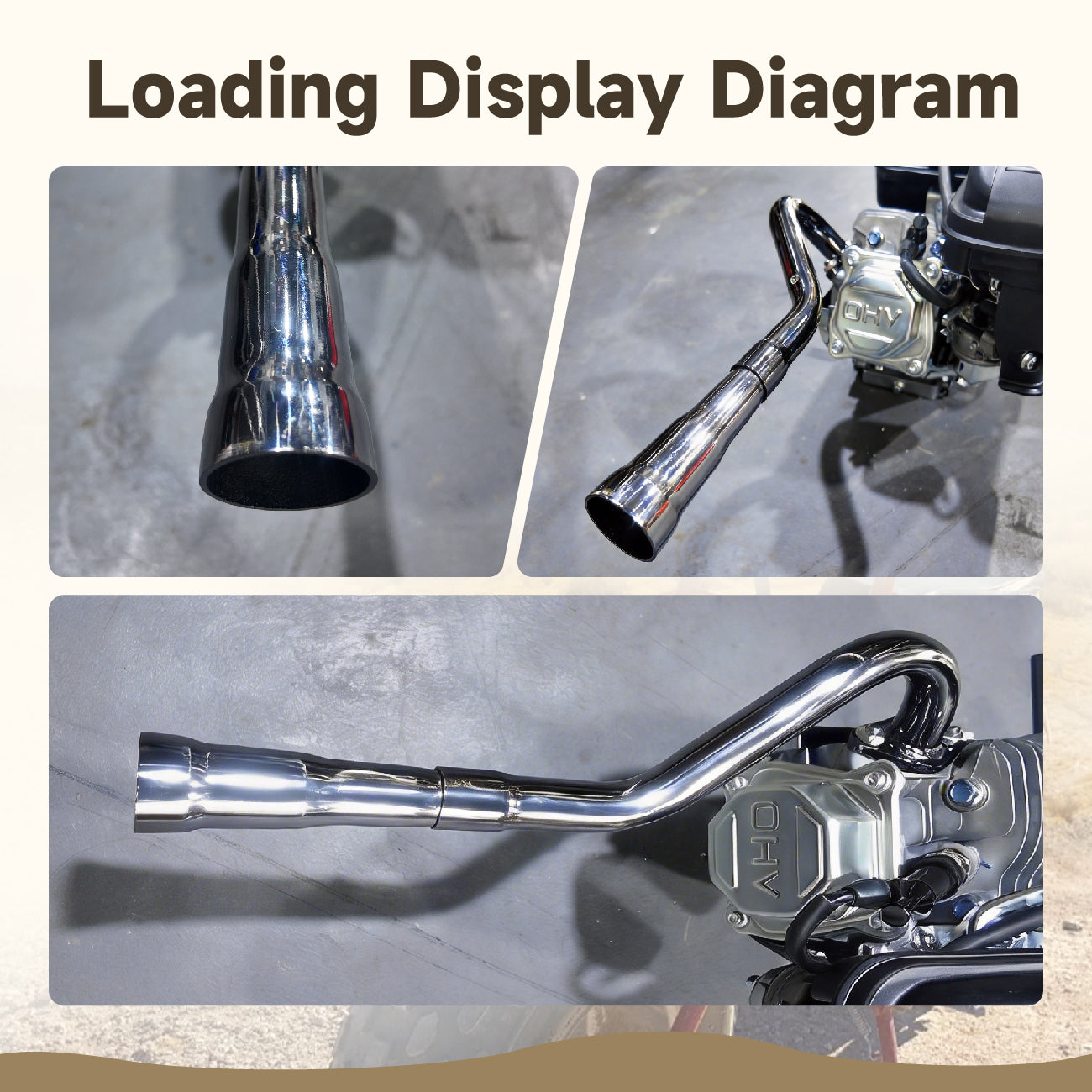 3 Stage Exhaust tip 3/4 NPT Gunmetal