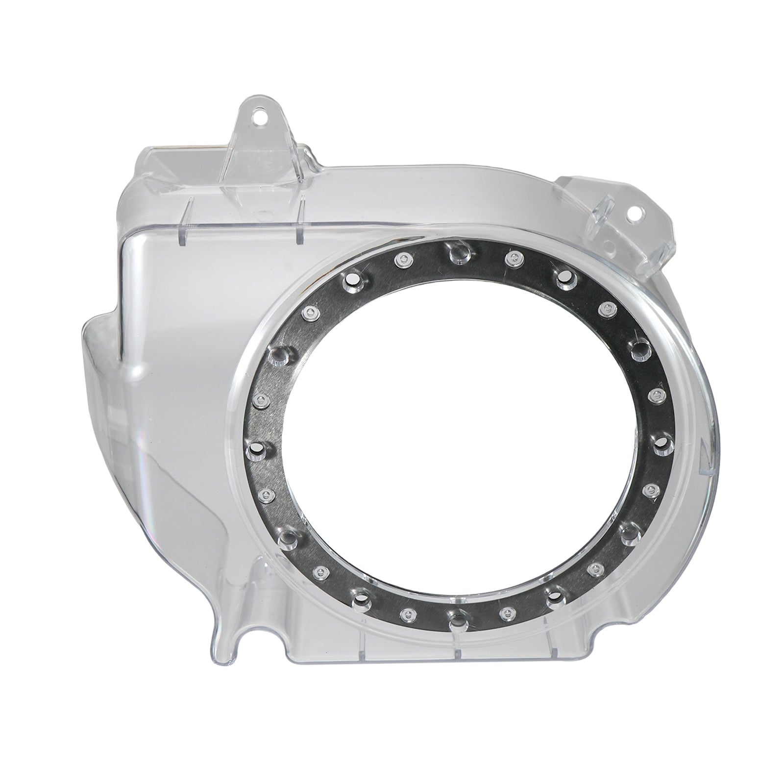 Clear Polycarbonate Recoil Fan Cover Shroud fit for Predator 212cc Hemi/Non-Hemi for Honda GX160/GX200 for Hisun 196cc Engines for Coleman B200R CT200U BT200X KT196 Go Kart Mini Bike