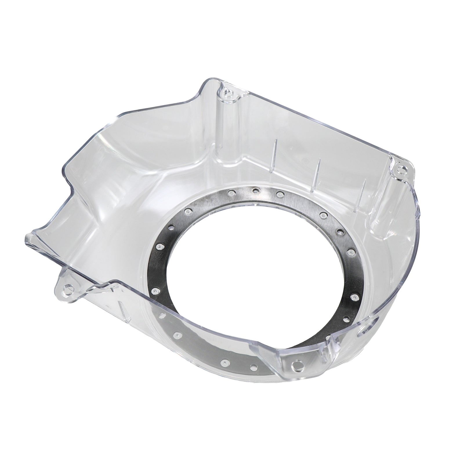 Clear Polycarbonate Recoil Fan Cover Shroud fit for Predator 212cc Hemi/Non-Hemi for Honda GX160/GX200 for Hisun 196cc Engines for Coleman B200R CT200U BT200X KT196 Go Kart Mini Bike