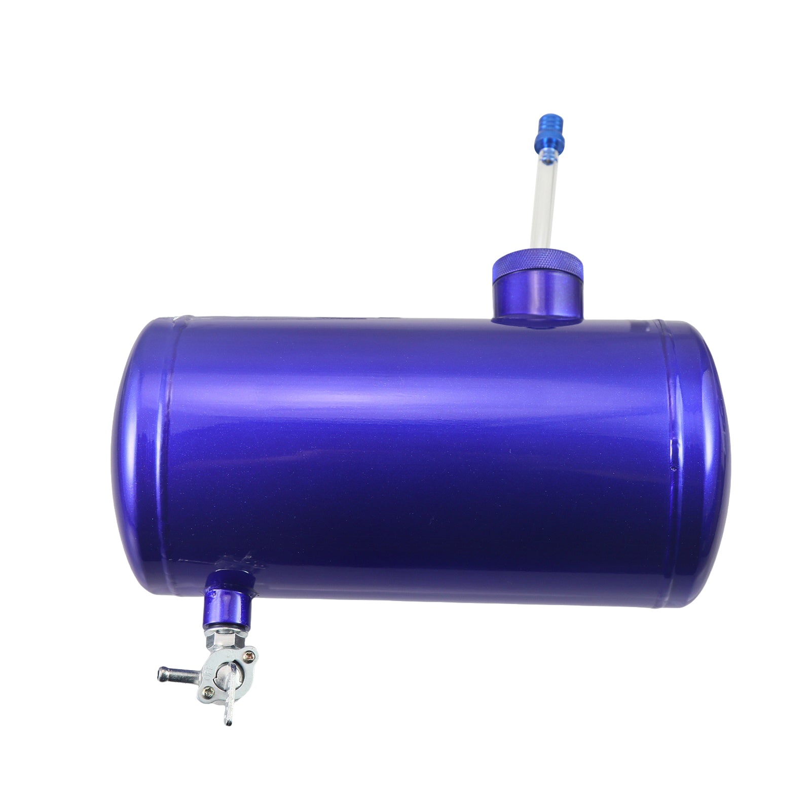 Upgraded 10x4.5" Aluminum alloy welding Gas Fuel Tank Cylinder(Premium Glossy Paint ) For Predator 212cc 196cc/6.5HP Go Kart and Gas Mini Bike,For Coleman CT200U BT200X CT200u-ex