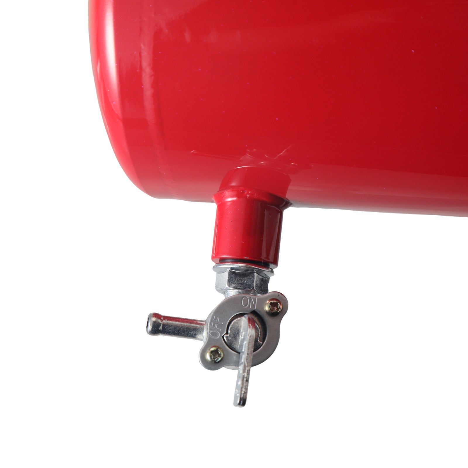 Upgraded 10x4.5" Aluminum alloy welding Gas Fuel Tank Cylinder(Premium Glossy Paint ) For Predator 212cc 196cc/6.5HP Go Kart and Gas Mini Bike,For Coleman CT200U BT200X CT200u-ex
