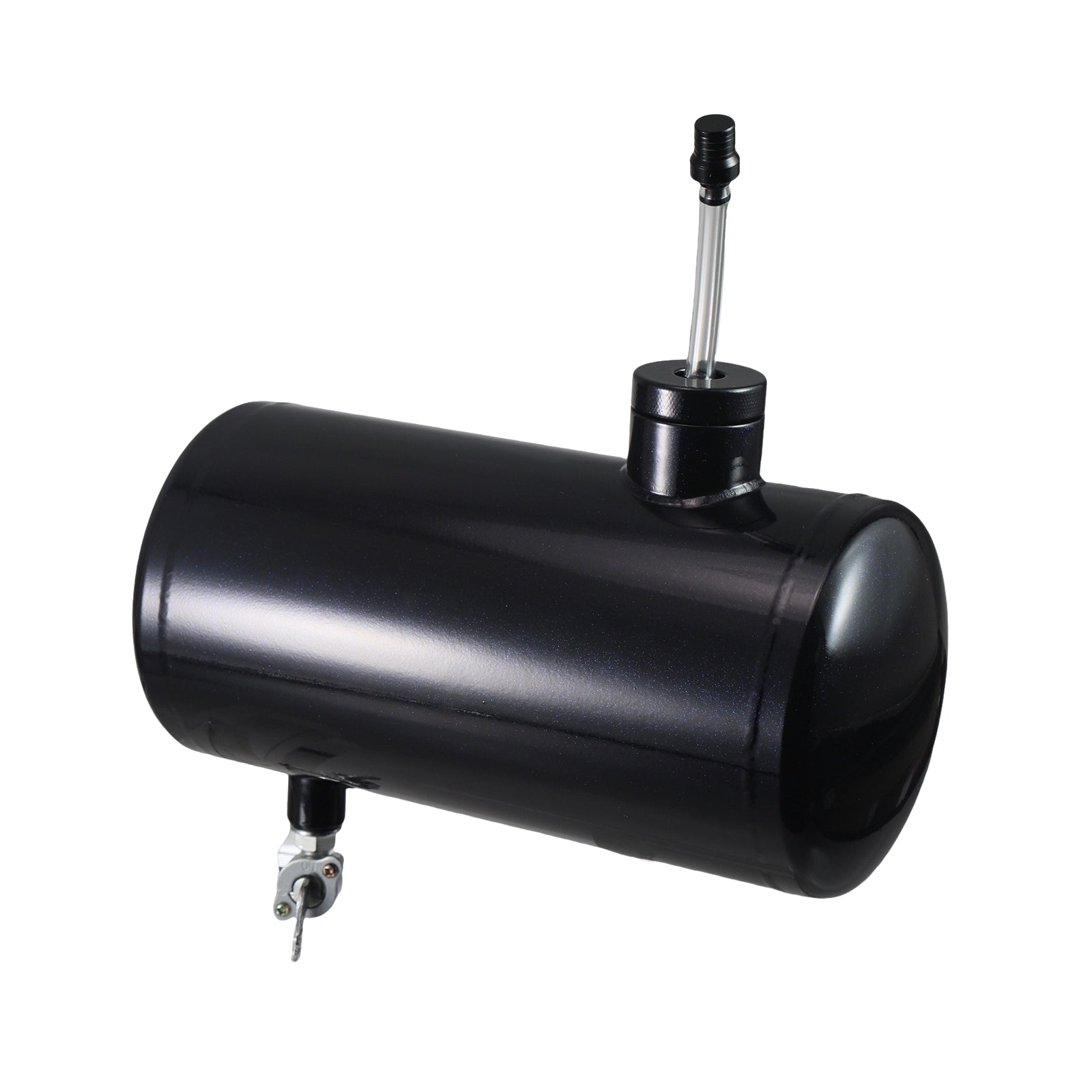 Upgraded 10x4.5" Aluminum alloy welding Gas Fuel Tank Cylinder(Premium Glossy Paint ) For Predator 212cc 196cc/6.5HP Go Kart and Gas Mini Bike,For Coleman CT200U BT200X CT200u-ex