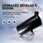 Upgraded beveled design 10x4.5" Aluminum alloy welding Gas Fuel Tank Cylinder(Premium Glossy Paint Finish ) For Predator 212cc 196cc/6.5HP Go Kart & Mini Bike,For Coleman CT200U BT200X CT200u-ex
