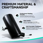 Upgraded beveled design 10x4.5" Aluminum alloy welding Gas Fuel Tank Cylinder(Premium Glossy Paint Finish ) For Predator 212cc 196cc/6.5HP Go Kart & Mini Bike,For Coleman CT200U BT200X CT200u-ex