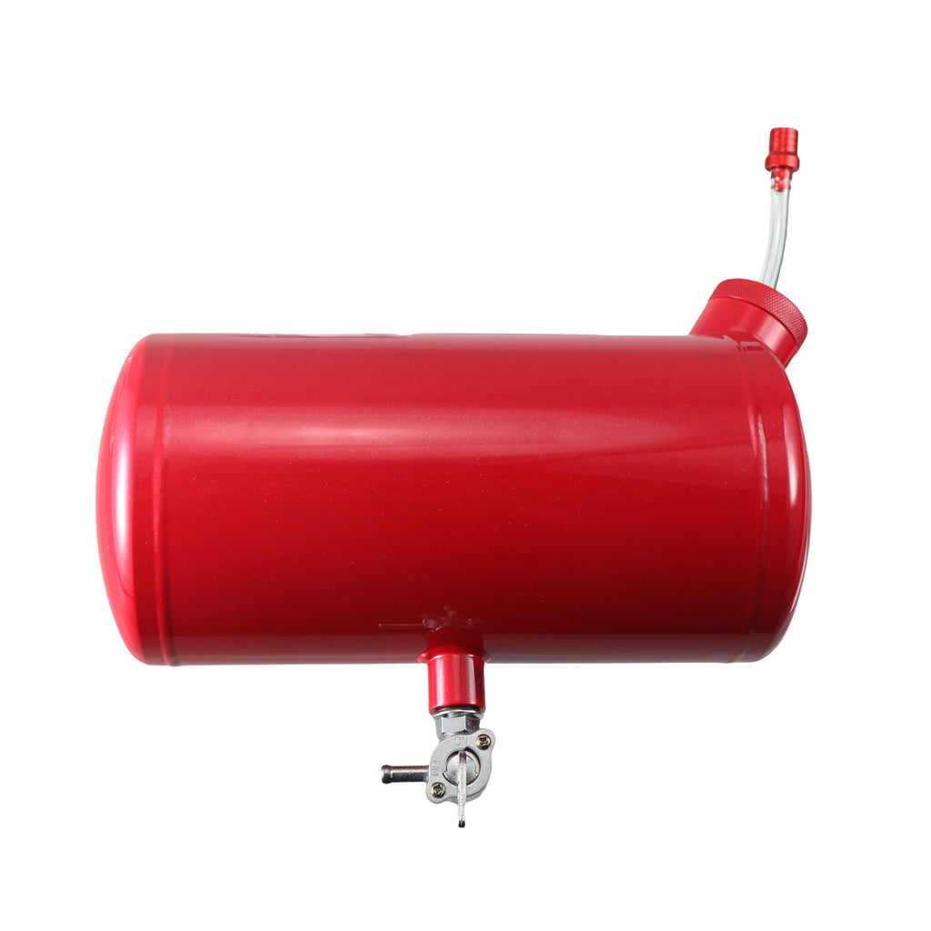 Upgraded beveled design 10x4.5" Aluminum alloy welding Gas Fuel Tank Cylinder(Premium Glossy Paint Finish ) For Predator 212cc 196cc/6.5HP Go Kart & Mini Bike,For Coleman CT200U BT200X CT200u-ex