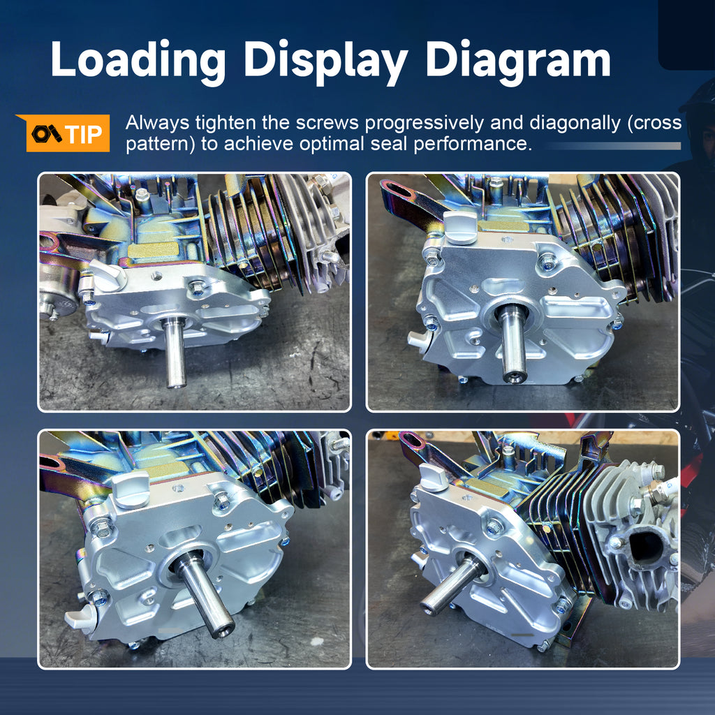 Upgraded Dual Bearing Billet Aluminum Sidecover