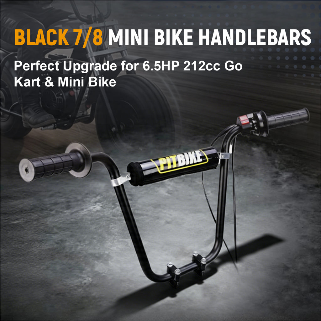7/8 Mini Bike Handlebars 14" Ape Hanger
