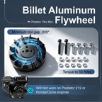 Billet Flywheel for Predator 79cc 98cc
