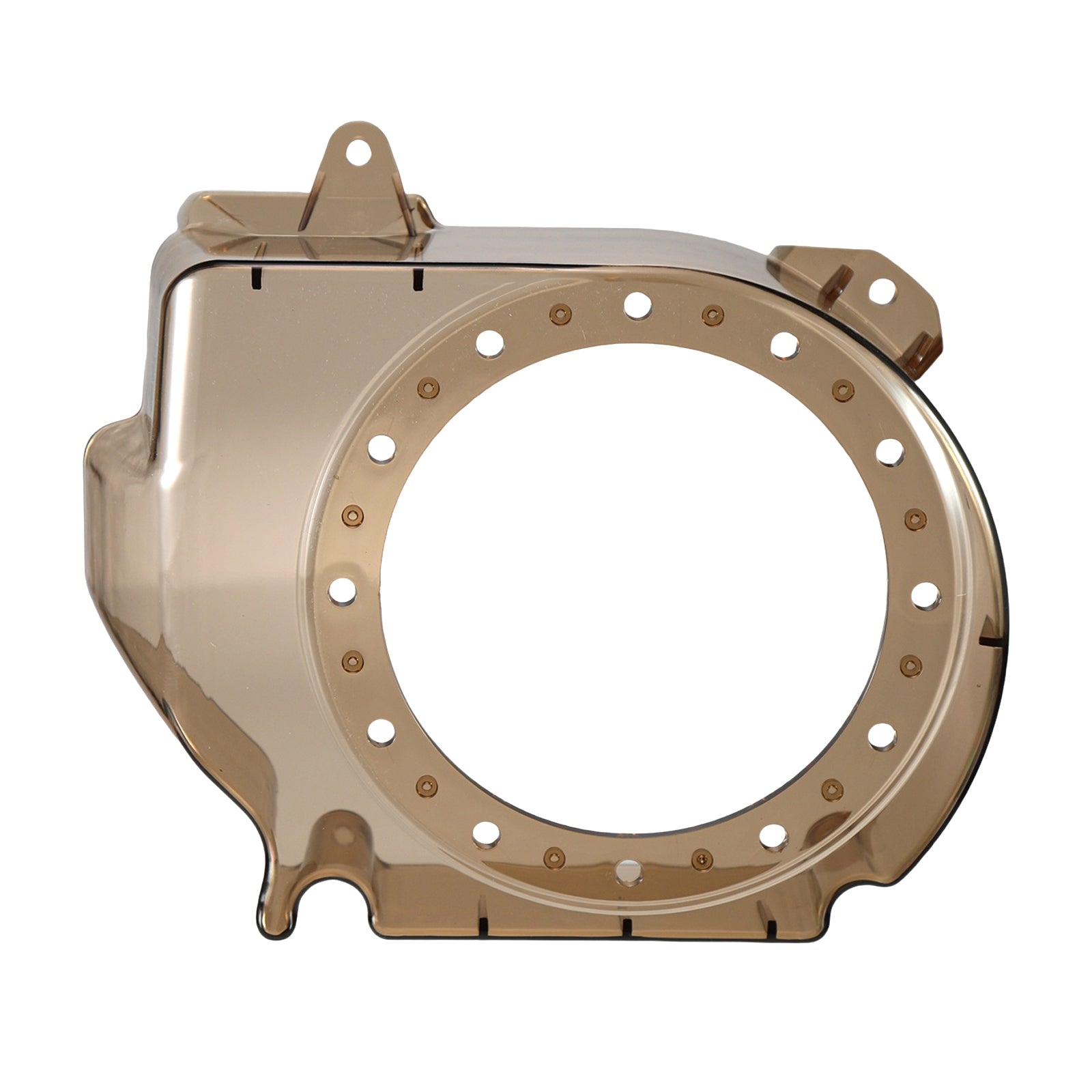 Clear Brown Polycarbonate Recoil Fan Cover Shroud fit for Predator 212cc Hemi/Non-Hemi for Honda GX160/GX200 for Hisun 196cc Engines for Coleman B200R CT200U BT200X KT196 Go Kart Mini Bike
