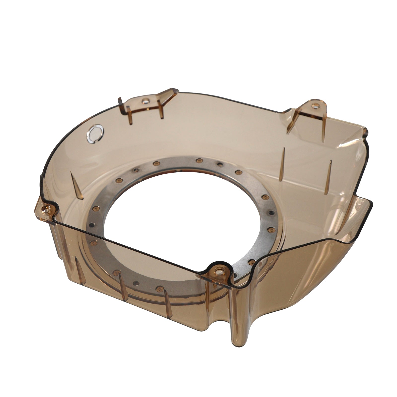 Clear Brown Polycarbonate Recoil Fan Cover Shroud fit for Predator 212cc Hemi/Non-Hemi for Honda GX160/GX200 for Hisun 196cc Engines for Coleman B200R CT200U BT200X KT196 Go Kart Mini Bike