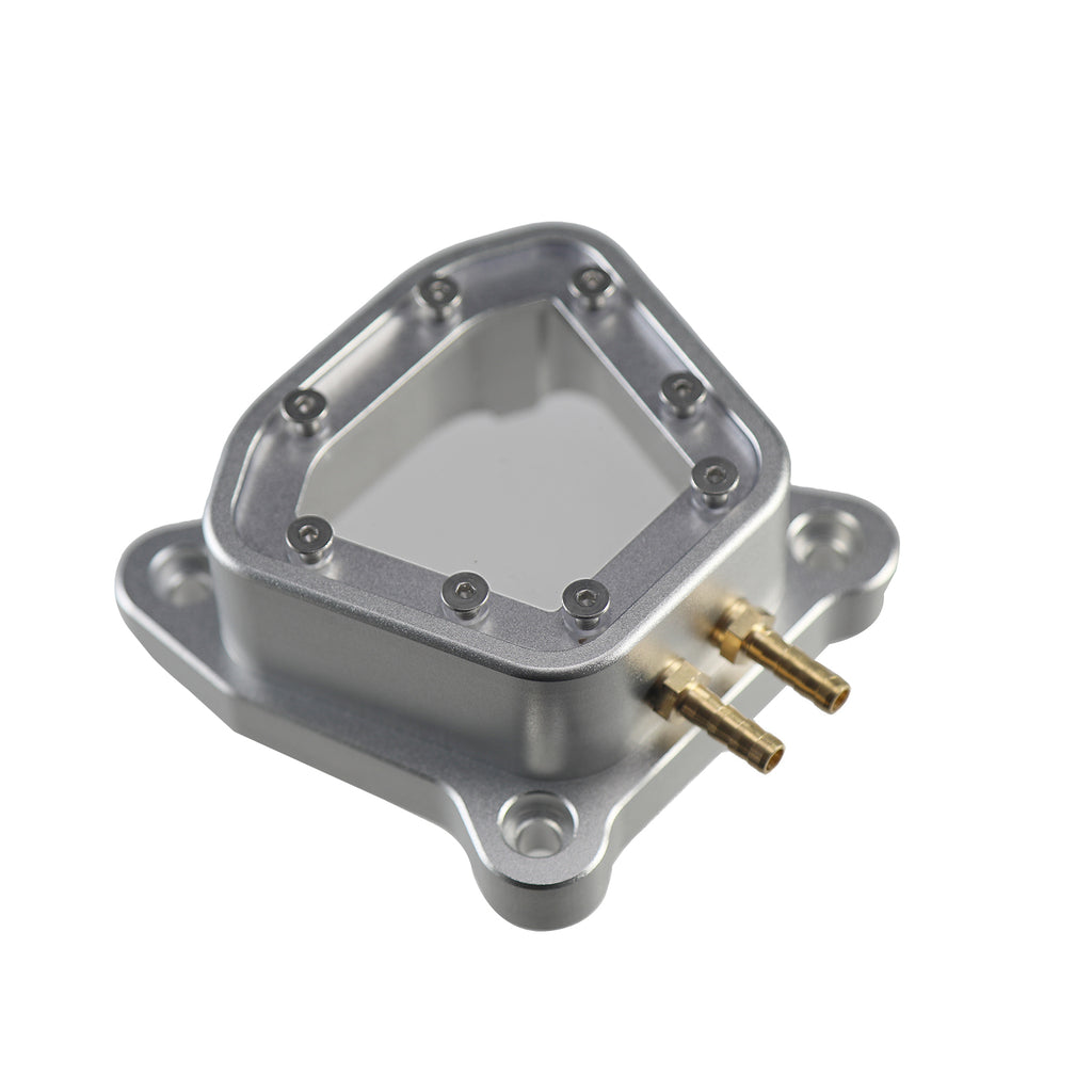 Tall Clear Billet Silver Valve Cover For Predator 212 Non-Hemi GX200 Go Kart