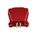 Red CNC Aluminum Raised Valve Cover with O-Ring Horizontal Threads